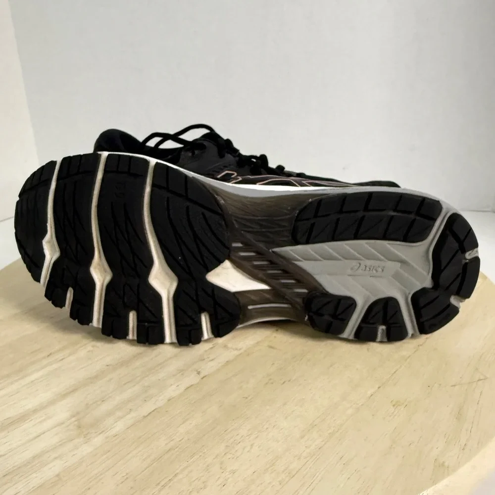 ASICS Women's Running Shoes GT-2000-8 Black Gold Flyte Foam Sneakers Size 7